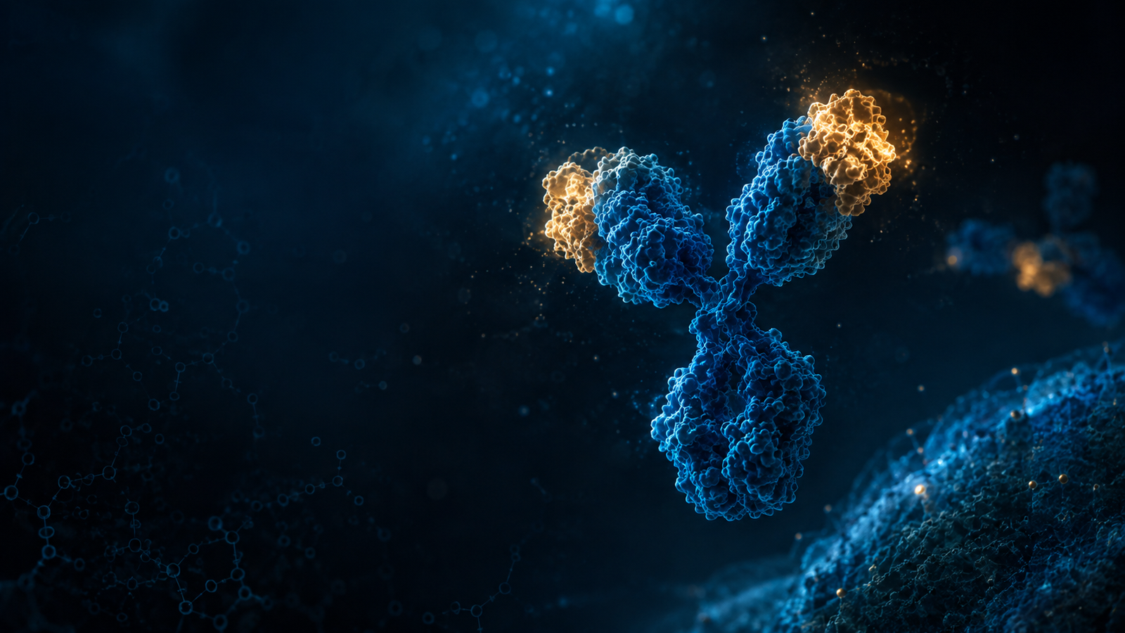Antibody and bispecific structures with selective regions illuminated